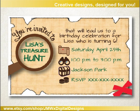 Scavenger Hunt Invitations 7