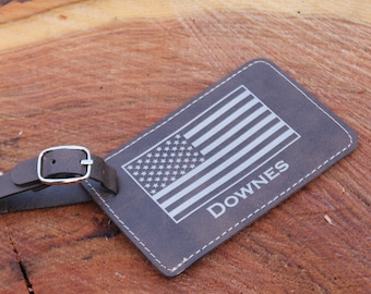 American Colorado State Flag Luggage Tag Label Travel Bag Label With Privacy Cover Luggage Tag Leather Personalized Suitcase Tag Travel Accessories 