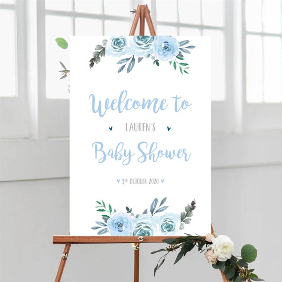 Printed Baby Shower Board A1 A2 or A3 Sign Etsy