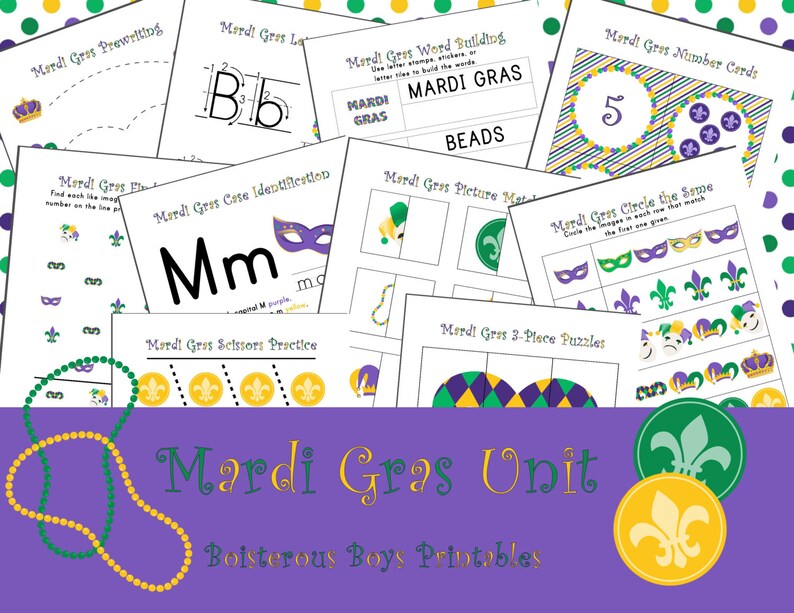 mardi gras preschool video