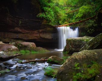 Waterfall Cumberland Falls State Park, Daniel Boone National Forest, Kentucky, Home Decor, Landscape Photograph, Dog Slaughter Falls, River