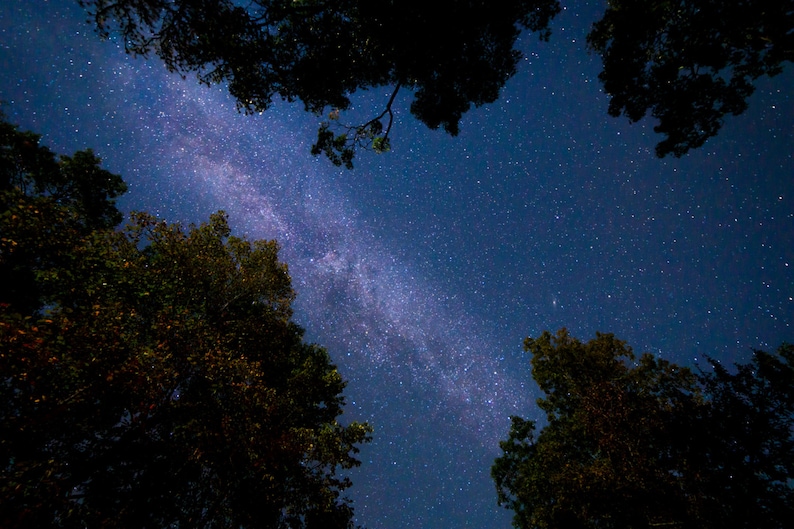 Milky Way Nightscape in Kentucky Red River Landscape Etsy