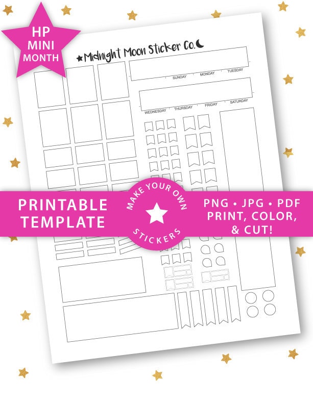 This is a picture of Accomplished Mini Happy Planner Template It's just an image of Accomplished Mini Happy Planner Template