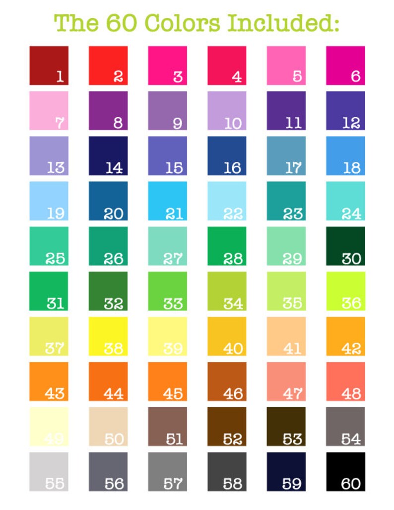 Color Opacity Papers for Cricut // Commercial Use // Set of Etsy