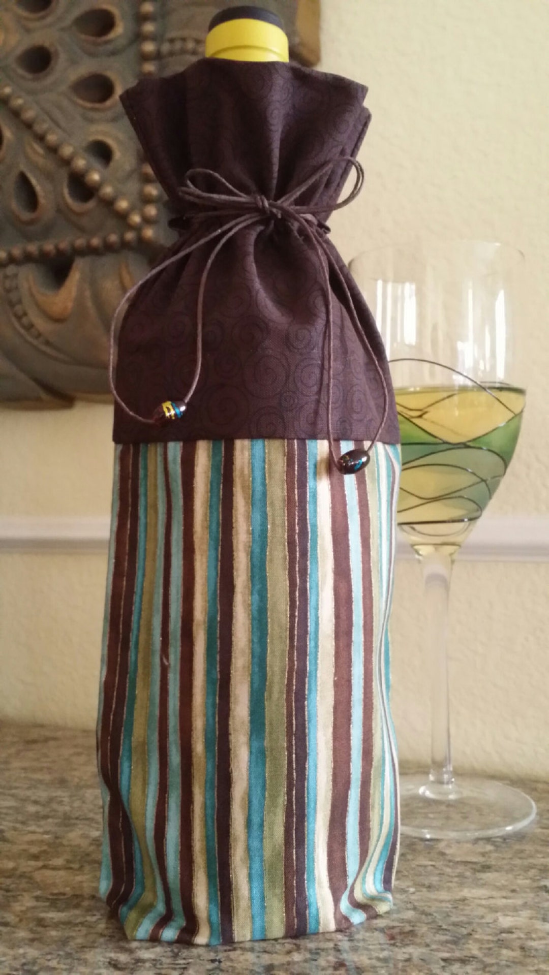 Wine Bagdeluxeglitter Collection chocolate Swirls N' Etsy