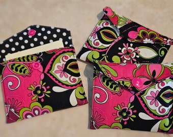 Sticky Note Pad Pouch/Holder-Pink Mod Squad (Does not include Sticky Notes)