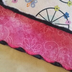 Dog Bandana n' Cat Bandana-Springtime Pink Bicycle image 5