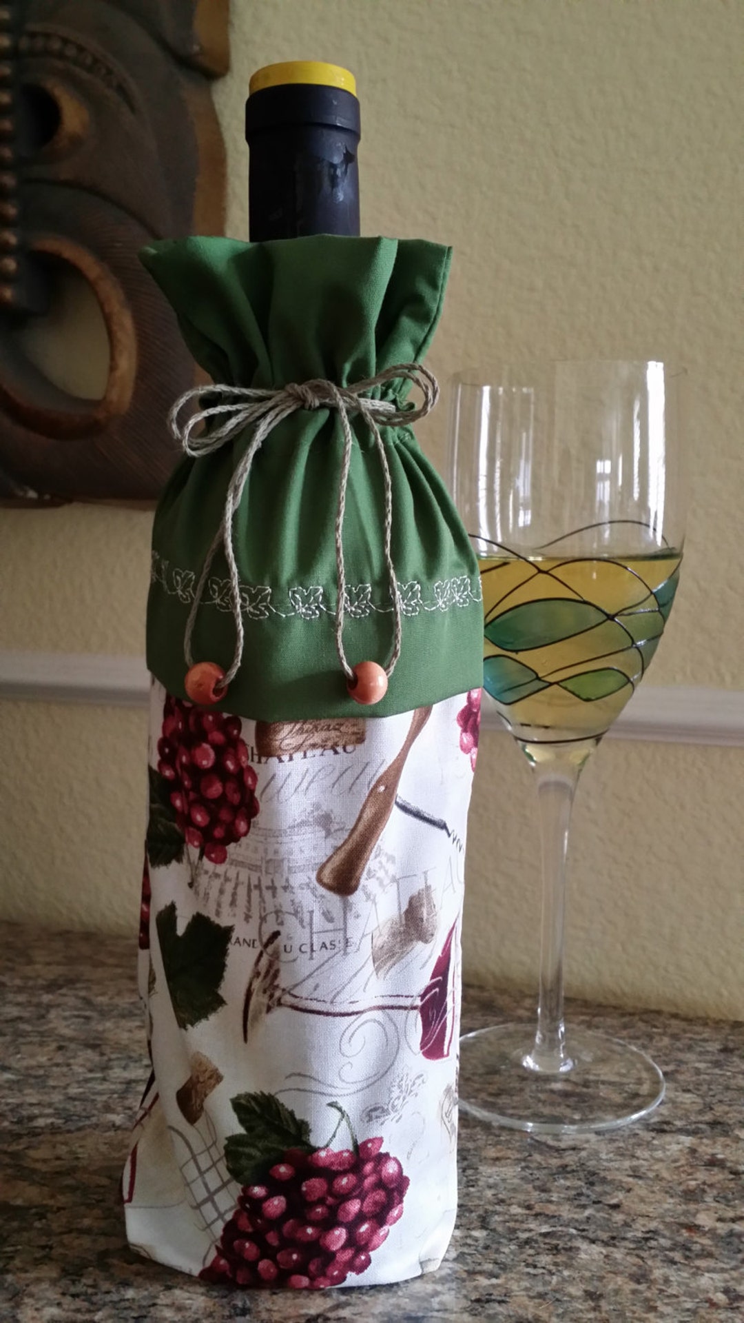 Wine Bagdeluxevineyard Collection green Etsy