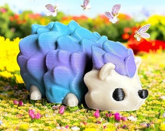 3D Printed Hedgehog Figurine Articulated Cute Flexi Desk Buddy Stocking Stuffer