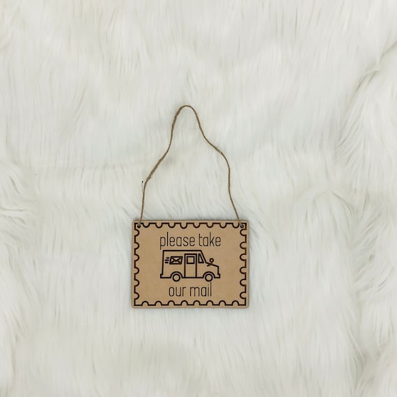 Outgoing Mail Pickup Sign Hanging Sign Wood or Acrylic - Etsy