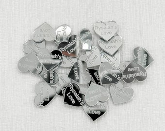 Custom Product Tags - Tumbler Tags - Product Labels - Tumbler Craft Product - Rhinestone Craft Product - Business Name - Heart Shape