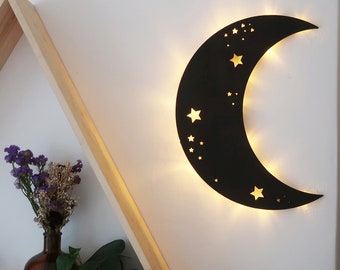 Coppermoon Crescent Moon wall lamp