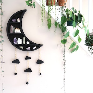 Coppermoon Dreamy Moon Shelf, Moon Shelves, Moon Phase shelves