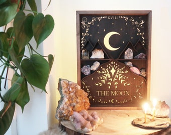 Coppermoon Wooden Light up Tarot Card Shelf