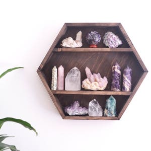 Coppermoon Geometric Shelf, Crystal Shelf