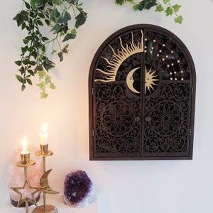 Coppermoon Celestial Arch Boho Decor- Boho Wall Decor, Boho Wall Decor, Boho Home Decor, Bohemian Decor, Boho Table Decor, Boho Arch Decor