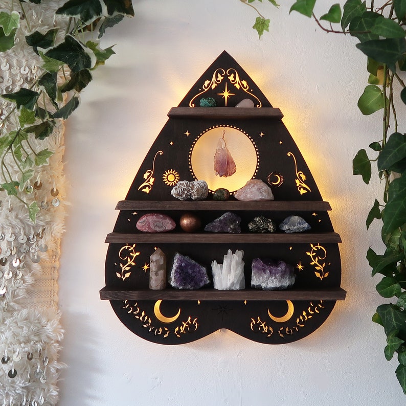 Planchette Crystal Shelf lamp Planchette Wall Art Planchette image 1