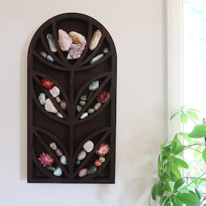 Coppermoon Mid Century Flower Crystal Shelf