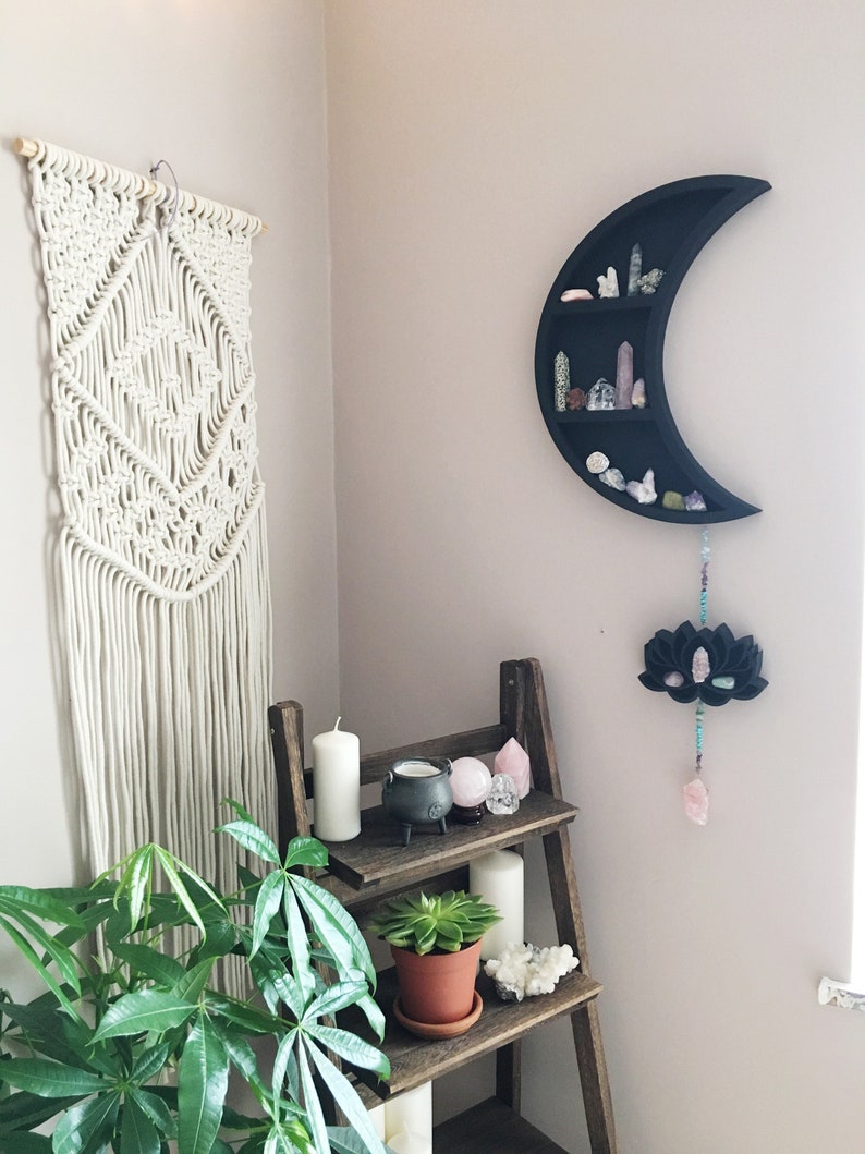 Moon Shelf Moon Shelves Moonphase Shelf Moon Phase Shelf Etsy