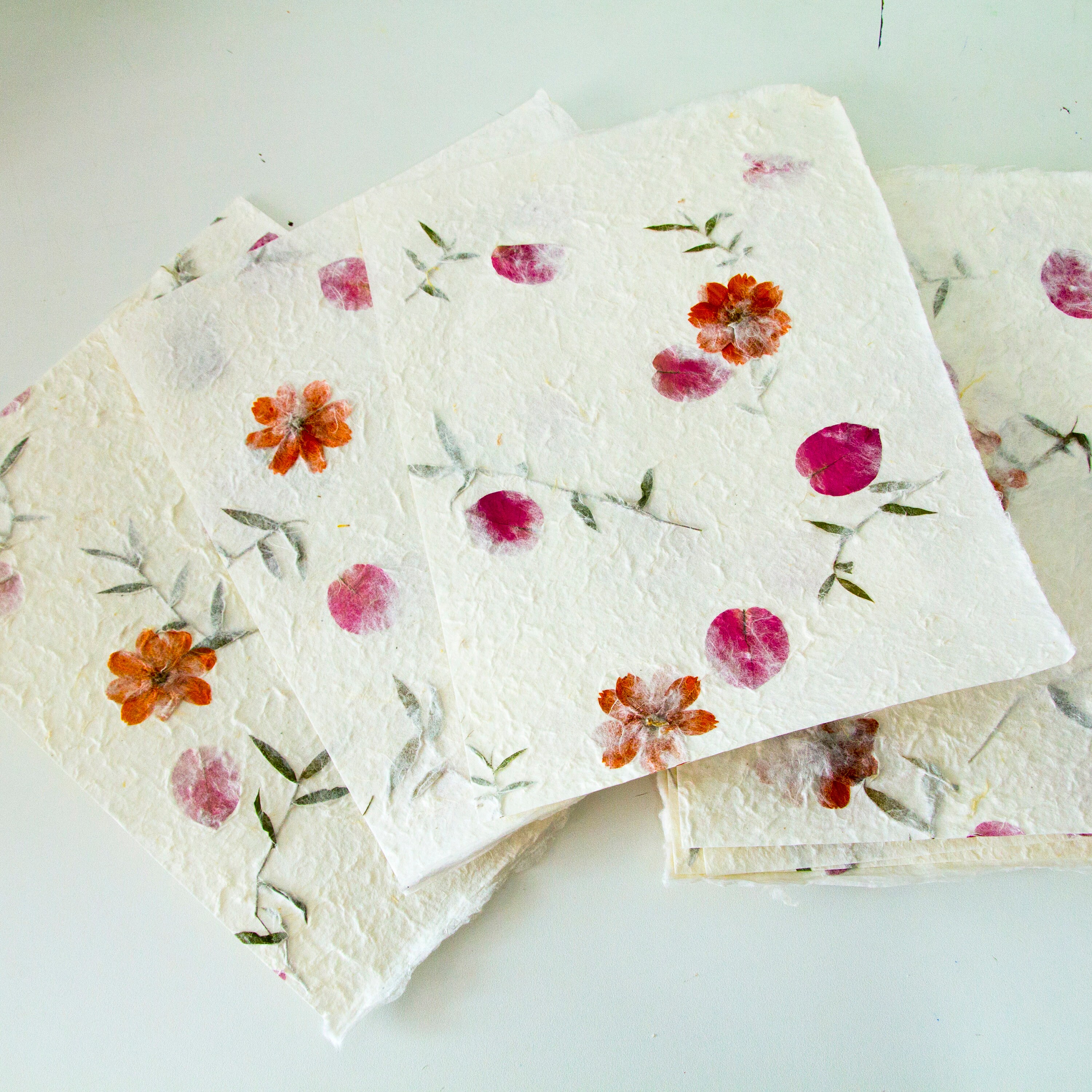 Handmade Thai Paper 10 sheets 83 117 inch Natural Mulberry Etsy