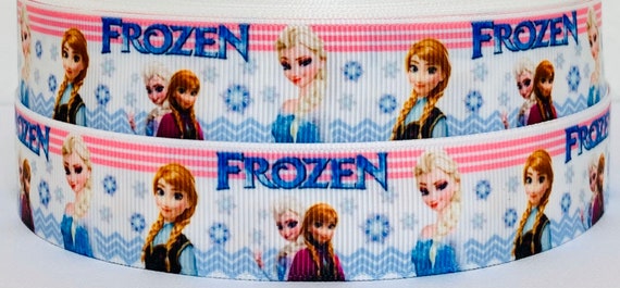 1” frozen ribbon Paper, Party & Kids Embellishments Ribbon etna.com.pe