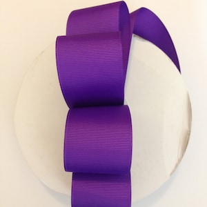 Purple Ribbon - 7/8&quot; Purple Grosgrain Ribbon - 5 yards Purple Grosgrain Ribbon - Purple Grosgrain Ribbon - Solid Color Ribbon