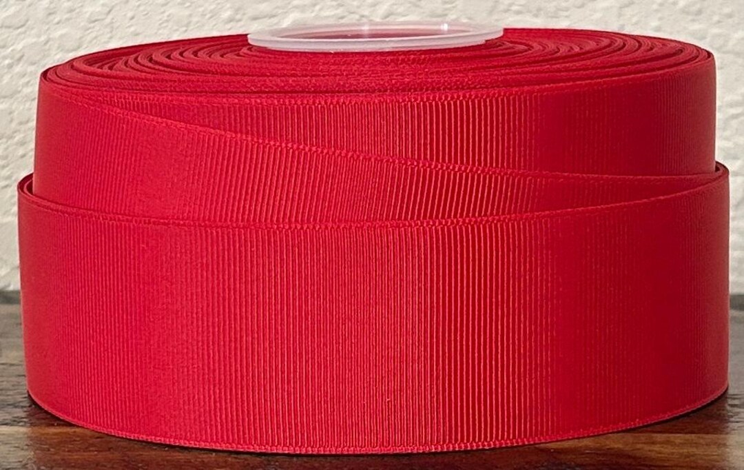 Hair Ribbon Red Many Designs Red Grosgrain Ribbon 5 Yards - Solid Color Ribbon - Choose Width - DIY ...