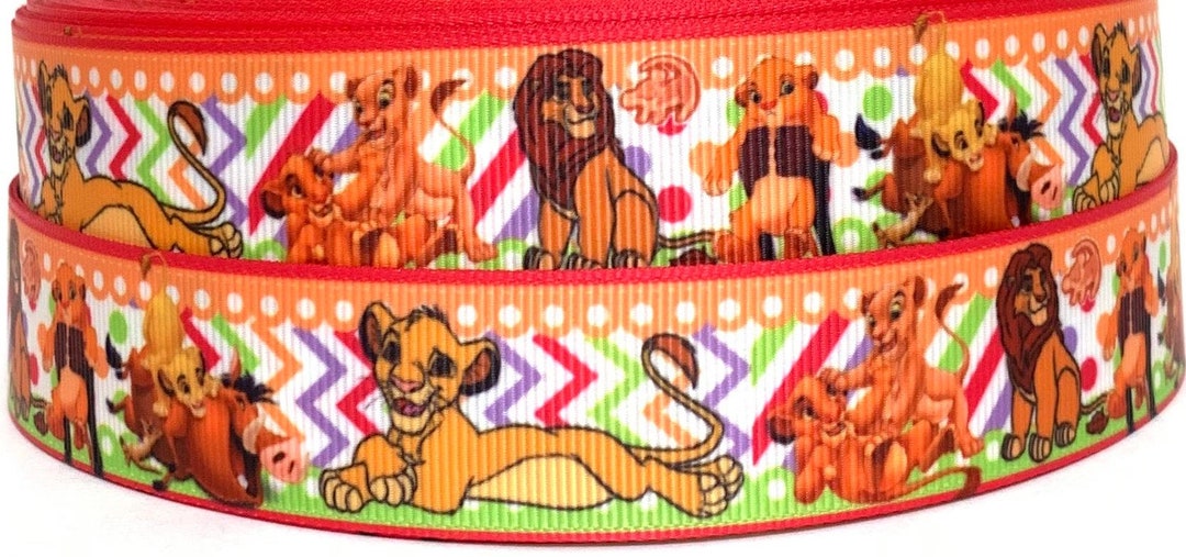 The Lion King 1 Grosgrain Ribbonthe Lion King Ribbonlion King Ribbon