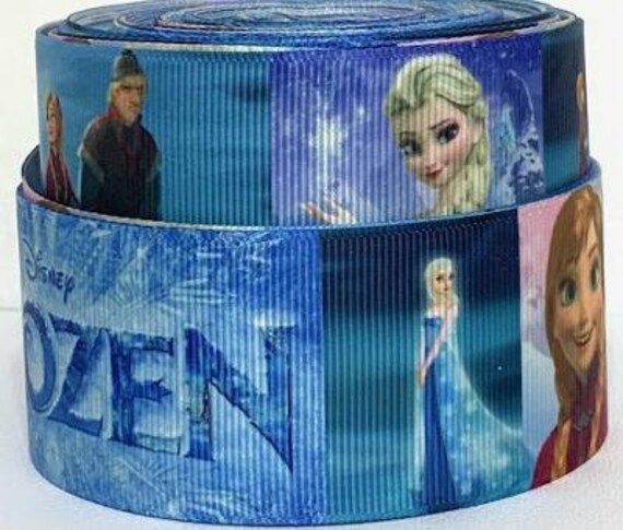 Sold by 5 Yards Frozen Ribbon 1.5 Grosgrain Elsa Anna Ice Princess Anna Movie TV Cartoon Characters Grosgrain Hair Bow Ribbon Sold by 5 Yards Frozen Ribbon 1.5 Grosgrain Elsa Anna Ice Princess Anna Movie TV Cartoon Characters Grosgrain Hair Bow Ribbon