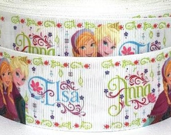 Sold by 5 Yards Frozen Ribbon 1.5 Grosgrain Elsa Anna Ice Princess Anna Movie TV Cartoon Characters Grosgrain Hair Bow Ribbon Sold by 5 Yards Frozen Ribbon 1.5 Grosgrain Elsa Anna Ice Princess Anna Movie TV Cartoon Characters Grosgrain Hair Bow Ribbon