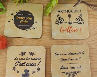 Lot 4 Sous-verres Kaamelott