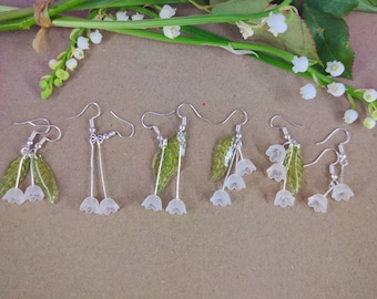 Boucles d'oreilles Muguet (plusieurs modèles au choix)