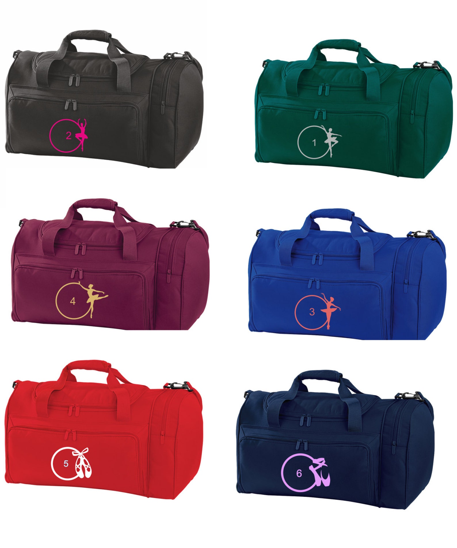 personalised black holdall - dance ballet break jazz cheerleader tap bag street- dance bag for girls - dance gift - competition
