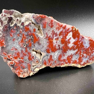 Brenda plume agate polished