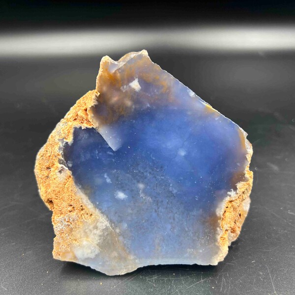 Polished Madison Blue chalcedony