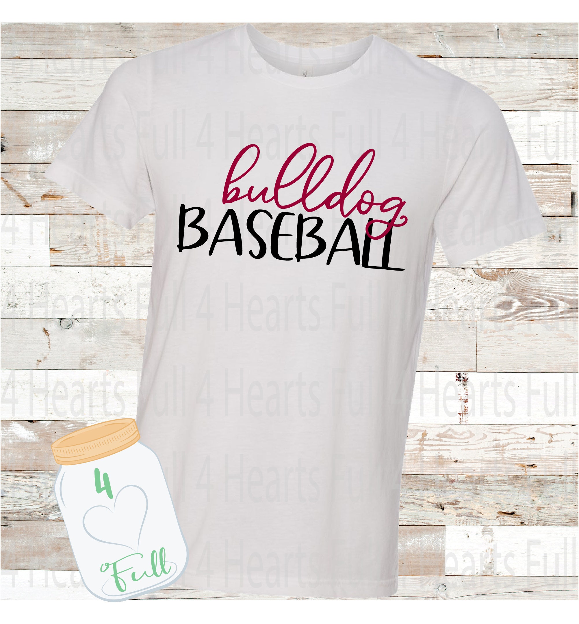 Bella Canvas Baseball Tee Size Chart