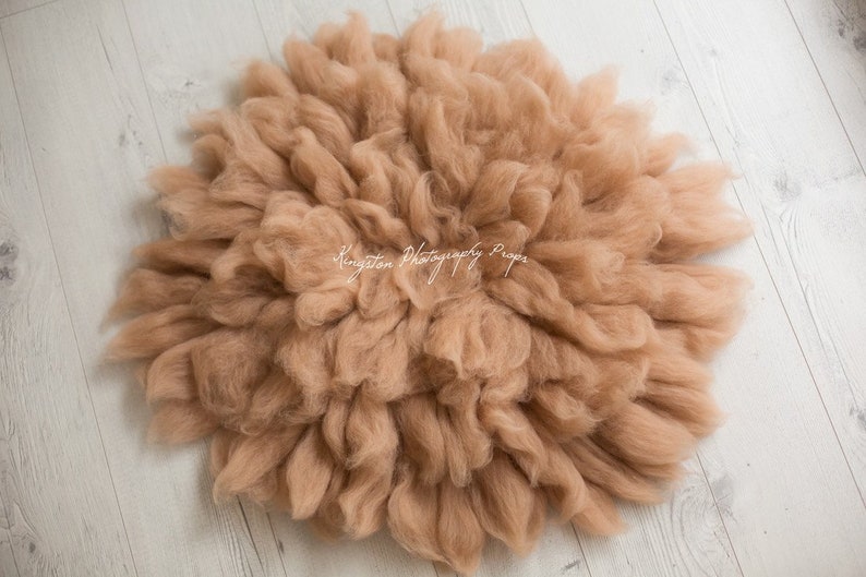 Cookie Plushy Wool Layer Newborn Baby Photography Props Basket Stuffer
