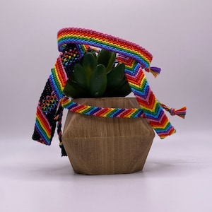 Gay (Rainbow) Pride Bracelet | LGBTQ | Alphabet Mafia | Woven Bracelets | Gay | Gay Accessories | Pride Bracelet | Friendship Bracelet