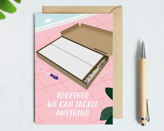 Flatpack Anniversary Card - Together We Can Achieve Anything