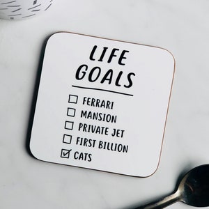 Life Goals coaster