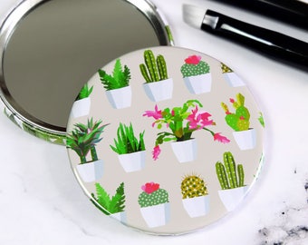 Cactus Pocket Mirror/badge/bottle opener