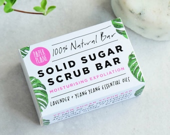 Sugar Scrub Bar 100% natürliche Vegan