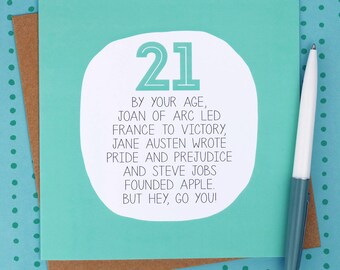 funny 21st birthday etsy