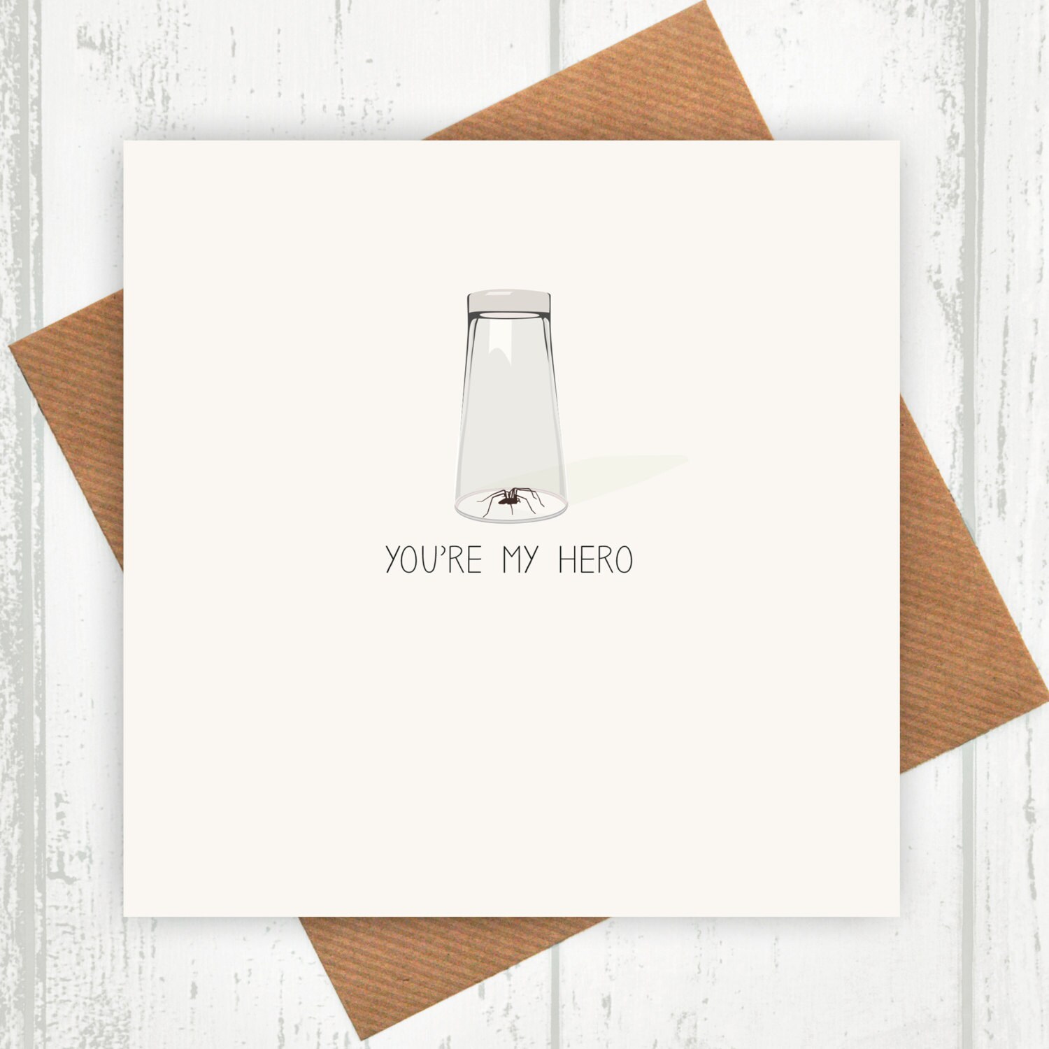 You're My Hero card