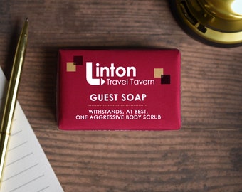 I'm Alan Partridge Linton Travel Tavern Guest Soap Natural Vegan Plastic-free
