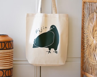 Pijin Tote Bag - great gift for pigeon lovers