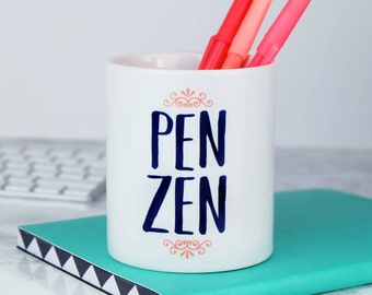 Pen Zen Desk Tidy Pen Pot
