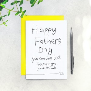 Tarjeta del Día del Padre del Perro - Eres el Mejor - Diseñado por perro