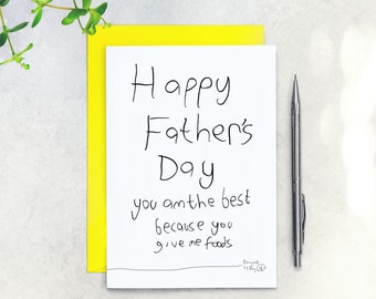 Father's Day card from the Dog - You Am The Best - Designed By Dog