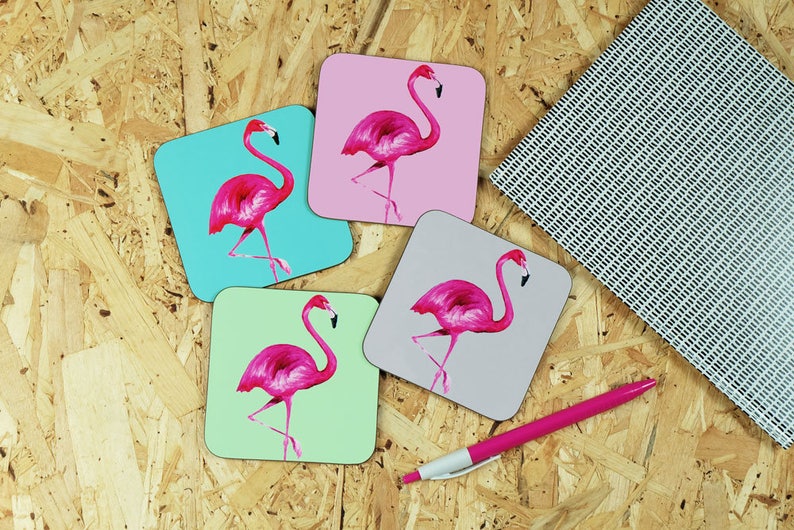 Flamingo coaster image 1